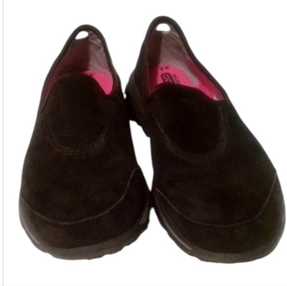 Skechers Performance Go Walk AUTUMN 13511 Brown Suede Leather Slip-On Shoes 8 - Picture 1 of 10